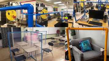 Free download DIY Low Cost Classroom Partition Solution Sneeze Guard - Banner Ups By Budnick video and edit with RedcoolMedia movie maker MovieStudio video editor online and AudioStudio audio editor onlin