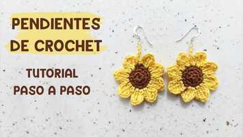 Free download DIY Pendientes de Girasoles de Crochet  paso a paso,  NIVEL FCIL.mp4 video and edit with RedcoolMedia movie maker MovieStudio video editor online and AudioStudio audio editor onlin