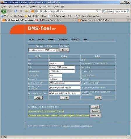 Download web tool or web app DNS-Tool