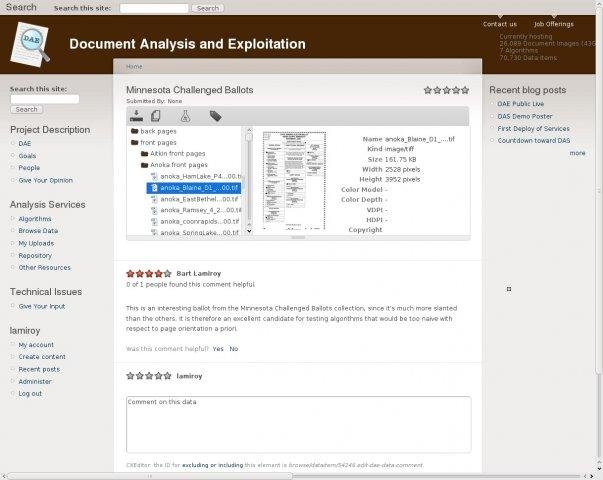 Download web tool or web app Document Analysis and Exploitation
