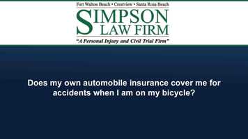 Free download Does my own automobile insurance cover me for accidents when I am on my bicycle? video and edit with RedcoolMedia movie maker MovieStudio video editor online and AudioStudio audio editor onlin