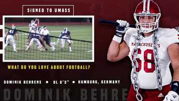 Free download Dominik Beherens Committed to UMASS video and edit with RedcoolMedia movie maker MovieStudio video editor online and AudioStudio audio editor onlin
