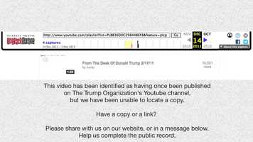 Free download Donald Trump Vlog - Deleted: From the Desk of Donald Trump -  Iraq and Oil - February 17, 2011 video and edit with RedcoolMedia movie maker MovieStudio video editor online and AudioStudio audio editor onlin