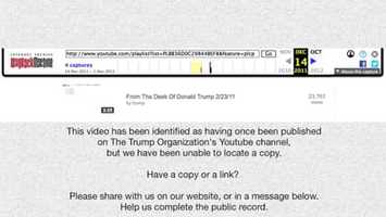 Free download Donald Trump Vlog - Deleted: From the Desk of Donald Trump - OPEC and Obama - February 23, 2011 video and edit with RedcoolMedia movie maker MovieStudio video editor online and AudioStudio audio editor onlin