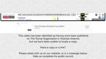 Free download Donald Trump Vlog - Deleted: From the Desk of Donald Trump -  Somalia - February 22, 2011 video and edit with RedcoolMedia movie maker MovieStudio video editor online and AudioStudio audio editor onlin