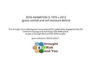 Free download DON ANIMATION 3: 1976 v 2012 (gross rainfall and soil moisture deficit) video and edit with RedcoolMedia movie maker MovieStudio video editor online and AudioStudio audio editor onlin