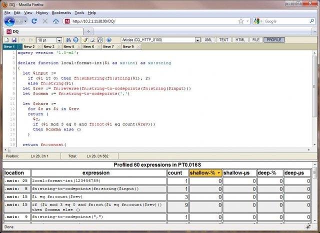 Download web tool or web app DQ