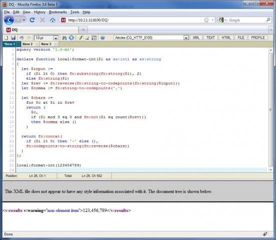 Download web tool or web app DQ