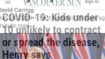 Free download Dr Bonnie Henry Announces Leading Edge Science re Kids under 10  Covid science 2 full months after Switzerland video and edit with RedcoolMedia movie maker MovieStudio video editor online and AudioStudio audio editor onlin