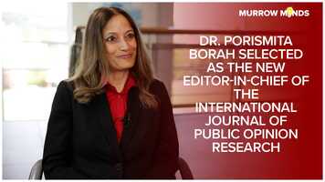 Free download Dr. Borah named new editor-in-chief of the International Journal of Public Opinion Research video and edit with RedcoolMedia movie maker MovieStudio video editor online and AudioStudio audio editor onlin