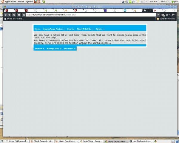 Download web tool or web app Dynamic Jquery Menu from Database