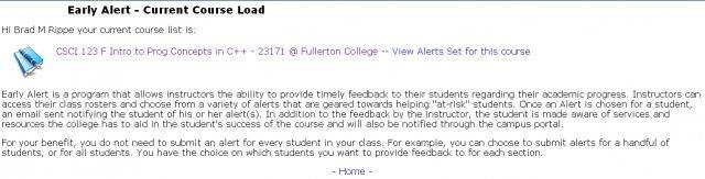 Download web tool or web app Early Alert Portlet