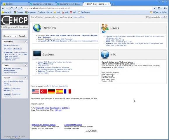 Download web tool or web app Easy Hosting Control Panel for Ubuntu Download web tool or web app Easy Hosting Control Panel for Ubuntu