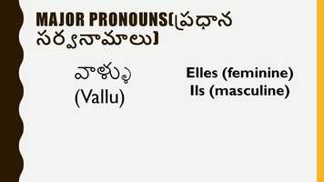 Free download EASY WAY TO LEARN PRONOUNS IN FRENCH FROM TELUGU  90 SECONDS video and edit with RedcoolMedia movie maker MovieStudio video editor online and AudioStudio audio editor onlin