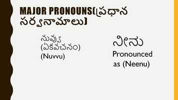 Free download EASY WAY TO LEARN PRONOUNS IN KANNADA FROM TELUGU  90 SECONDS video and edit with RedcoolMedia movie maker MovieStudio video editor online and AudioStudio audio editor onlin