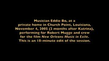 Free download Eddie Bo performing for Robert Mugges New Orleans MUSIC IN EXILE video and edit with RedcoolMedia movie maker MovieStudio video editor online and AudioStudio audio editor onlin