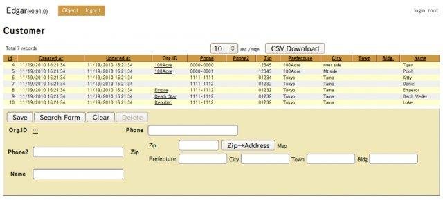 Download web tool or web app Edgar