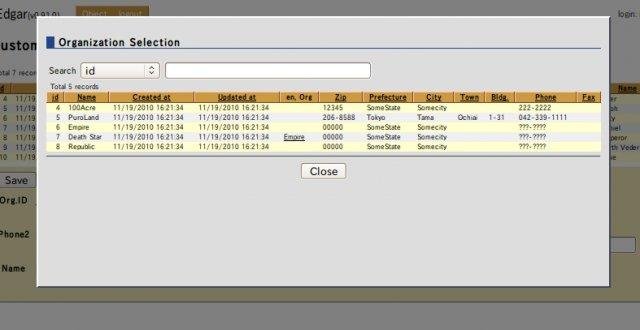 Download web tool or web app Edgar