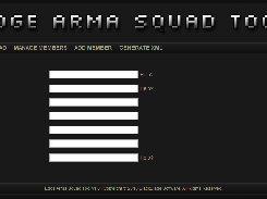 Download web tool or web app Edge Arma Squad Tool