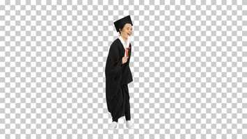 Free download Education, graduation concept Graduate girl dancing, Alpha Channel | Stock Footage - Videohive video and edit with RedcoolMedia movie maker MovieStudio video editor online and AudioStudio audio editor onlin