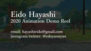 Free download Eido Hayashi 2020 Demo Reel video and edit with RedcoolMedia movie maker MovieStudio video editor online and AudioStudio audio editor onlin