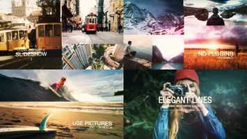 Free download Elegant Lines Slideshow | After Effects Project Files - Videohive template video and edit with RedcoolMedia movie maker MovieStudio video editor online and AudioStudio audio editor onlin