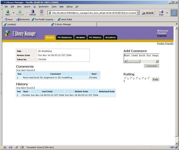 Download web tool or web app ELibraryManager