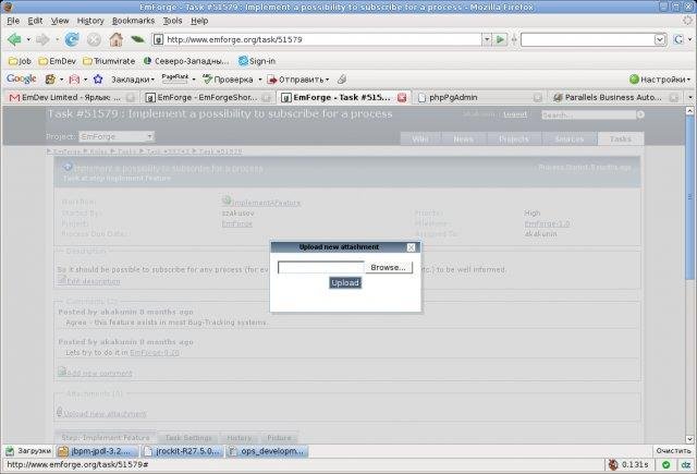 Download web tool or web app EmForge: Workflow Bug-Tracking and Wiki