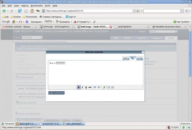 Download web tool or web app EmForge: Workflow Bug-Tracking and Wiki