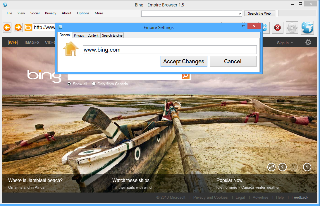Download web tool or web app Empire Browser Download web tool or web app Empire Browser