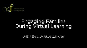 Free download Engaging Families During Virtual Learning - Webinar video and edit with RedcoolMedia movie maker MovieStudio video editor online and AudioStudio audio editor onlin
