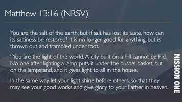 Free download Episode 17: Matthew 5:13-20 video and edit with RedcoolMedia movie maker MovieStudio video editor online and AudioStudio audio editor onlin