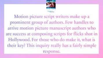 Free download Eric Chaney and film - Movie director And Writers Must Know.mp4 video and edit with RedcoolMedia movie maker MovieStudio video editor online and AudioStudio audio editor onlin