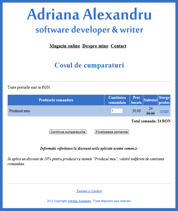 Download web tool or web app E-shop: Magazin Online Inceput 1.0 Download web tool or web app E-shop: Magazin Online Inceput 1.0