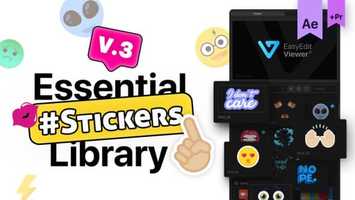 Free download Essential Stickers Library | After Effects Project Files - Videohive template video and edit with RedcoolMedia movie maker MovieStudio video editor online and AudioStudio audio editor onlin