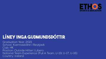 Free download Ethos Sports  Education | Lney Inga Gumundsdttir video and edit with RedcoolMedia movie maker MovieStudio video editor online and AudioStudio audio editor onlin