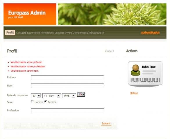 Download web tool or web app Europass Admin Download web tool or web app Europass Admin