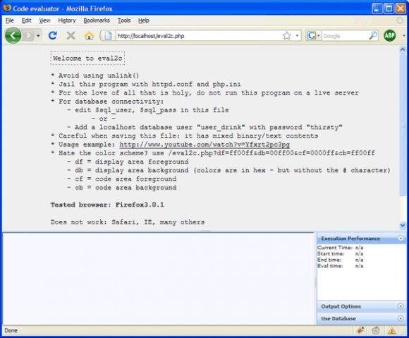 Download web tool or web app eval2
