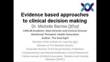 Free download Evidence Based Approaches to Clinical Decision Making with Dr Michelle Barrow video and edit with RedcoolMedia movie maker MovieStudio video editor online and AudioStudio audio editor onlin