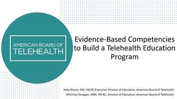 Free download Evidence-Based Competencies to Build a Telehealth Education Program.mp4 video and edit with RedcoolMedia movie maker MovieStudio video editor online and AudioStudio audio editor onlin