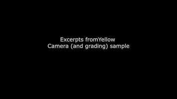 Free download Excerpt from yellow.  Camera (and grading) sample video and edit with RedcoolMedia movie maker MovieStudio video editor online and AudioStudio audio editor onlin