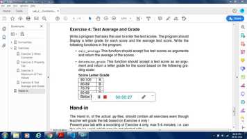 Free download Exersice_4_Python_programming video and edit with RedcoolMedia movie maker MovieStudio video editor online and AudioStudio audio editor onlin