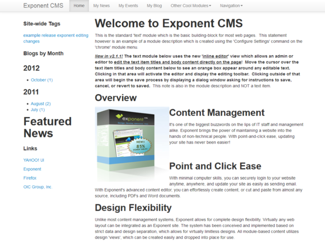 Download web tool or web app Exponent CMS Download web tool or web app Exponent CMS