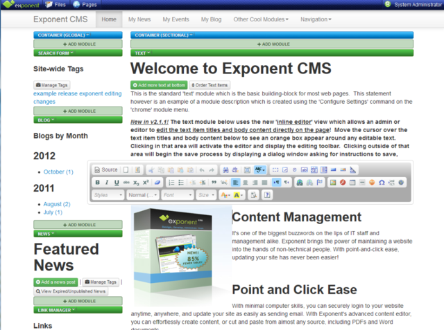 Download web tool or web app Exponent CMS Download web tool or web app Exponent CMS