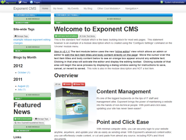 Download web tool or web app Exponent CMS Download web tool or web app Exponent CMS