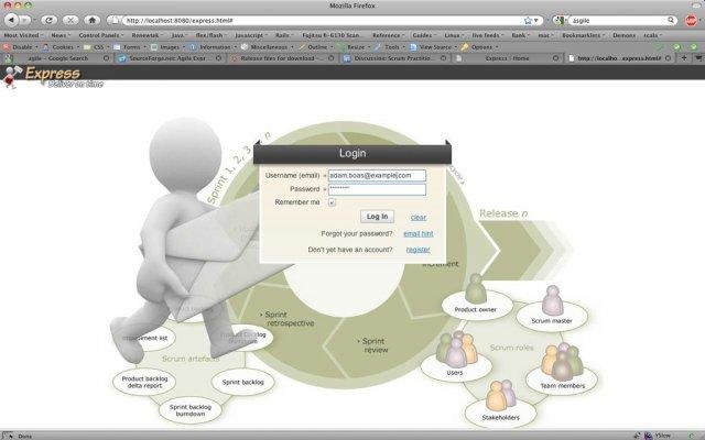 Download web tool or web app Express