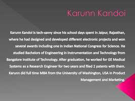 Free download Extramarks Education Director - Karunn Kandoi video and edit with RedcoolMedia movie maker MovieStudio video editor online and AudioStudio audio editor onlin