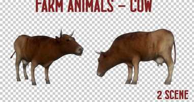 Free download Farm Animals - Cow - 2 Scene | Motion Graphics - Envato elements video and edit with RedcoolMedia movie maker MovieStudio video editor online and AudioStudio audio editor onlin