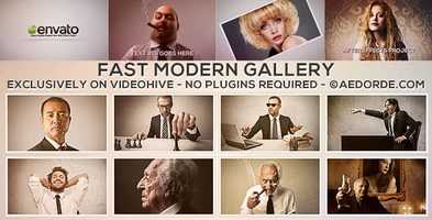 Free download Fast Modern Gallery | After Effects Project Files - Videohive template video and edit with RedcoolMedia movie maker MovieStudio video editor online and AudioStudio audio editor onlin