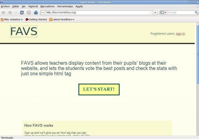 Download web tool or web app FAVS Download web tool or web app FAVS
